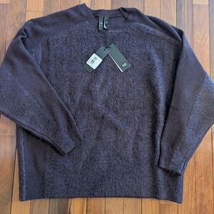 Adidas Y3 Wool Sweater Knit Crewneck Purple IP7714 Mens Size XL NWT